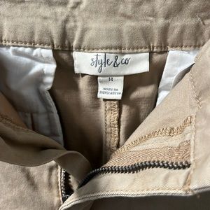 Size 14 khaki shorts